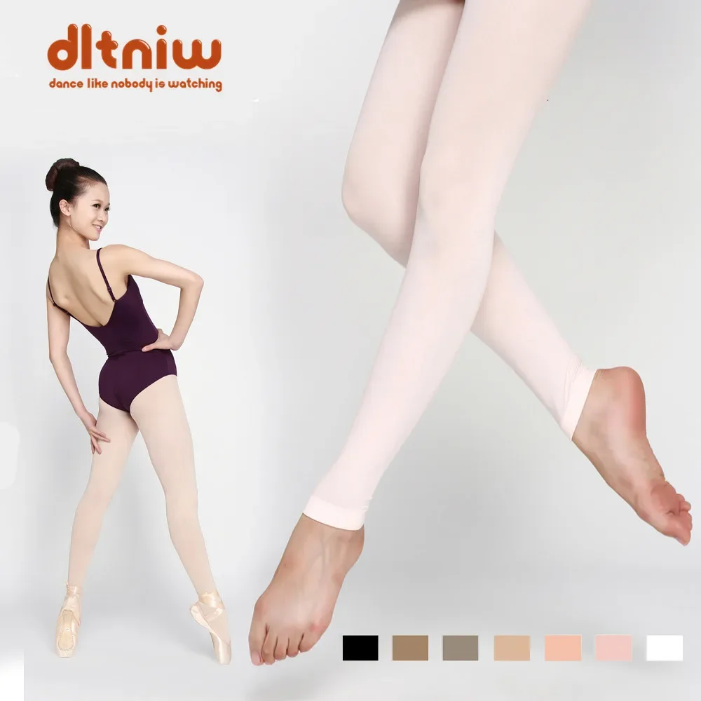 Vente en gros SA à XLA, bas de danse de Ballet délicat, Leggings doux sans pieds pour femmes, collants de danse