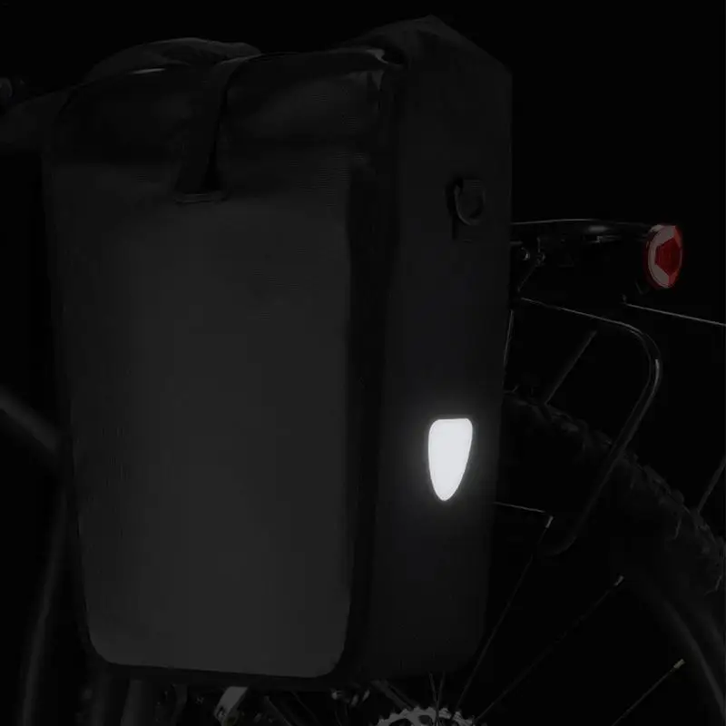 Cycling Rear Rack Bag Cycling Shoulder Pannier Waterproof Rack Rear Cycling Bag High-Capacity Rack Detachable For Long Trip