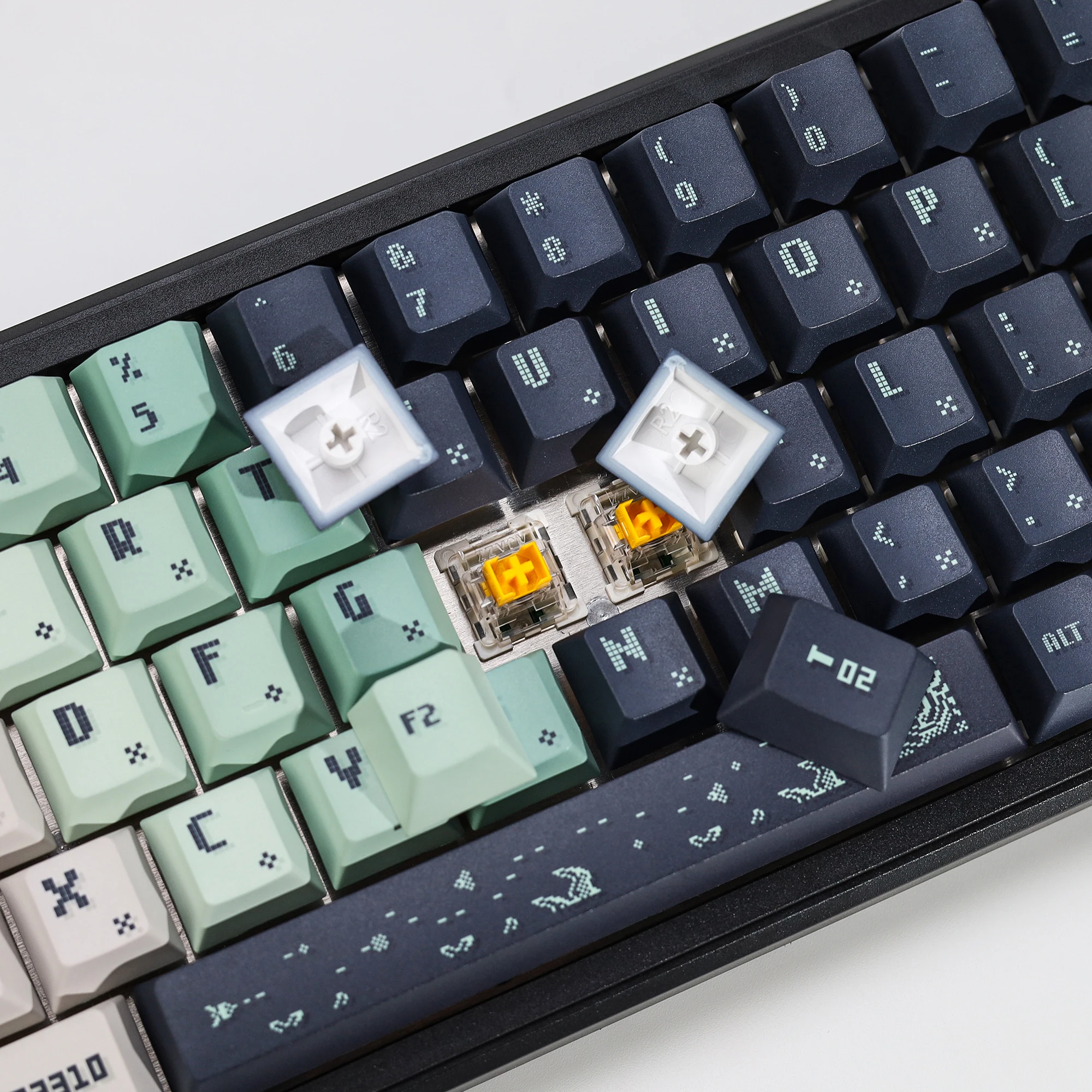 KBDiy Space Impact Keycaps Ret - Retro Gaming Space recensione e prezzo