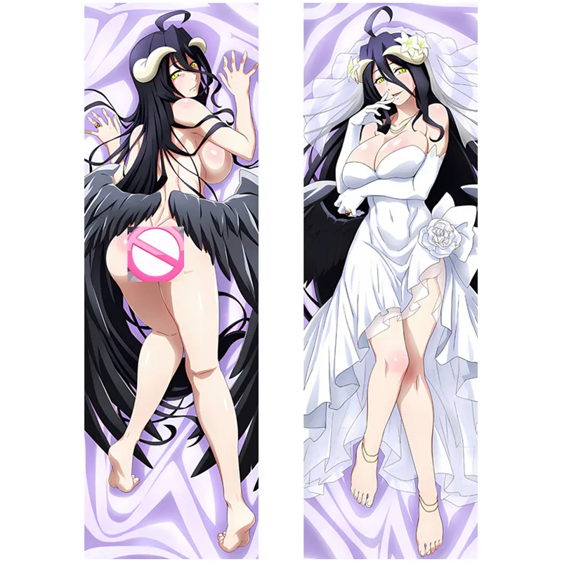 مثير أنيمي أفرلورد ألبيدو الشيطانة Shalltear Dakimakura حالة كوساكا كيرينو الجسم المعانقة وسادة تغطي أوتاكو هدايا غامضة