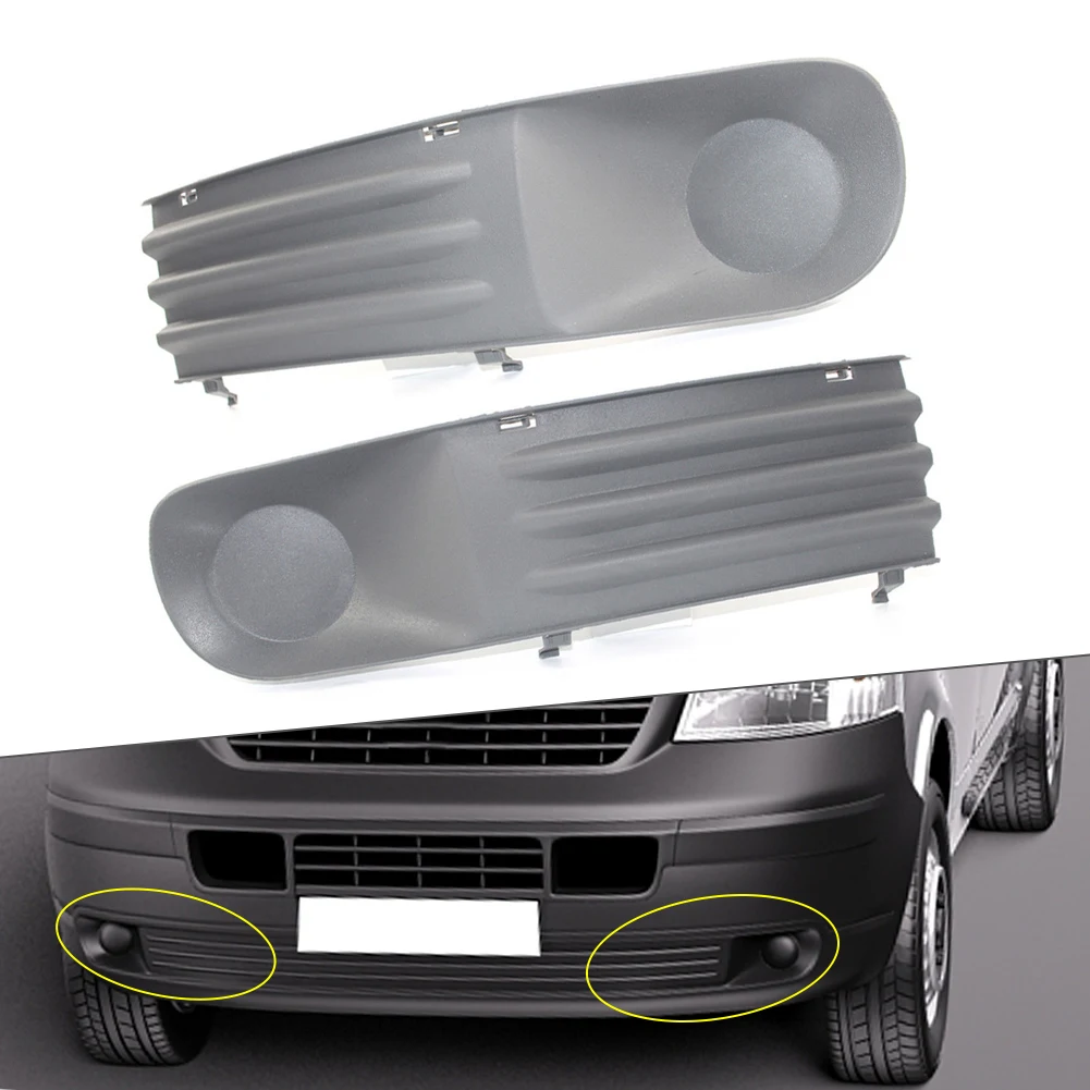 1 Pair Front Bumper Fog Light Cover For VW Transporter T5 T28 T30 2003 2004 2005 2006 2007 2008 2008 2009