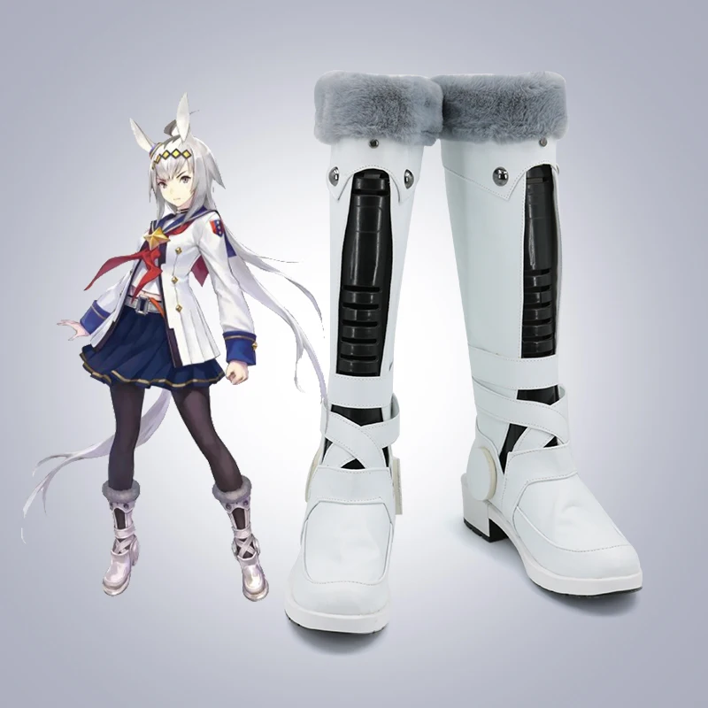Anime Oguri Cap Cosplay Schoenen Lange Laarzen Prestaties Laarzen Voor Vrouwen