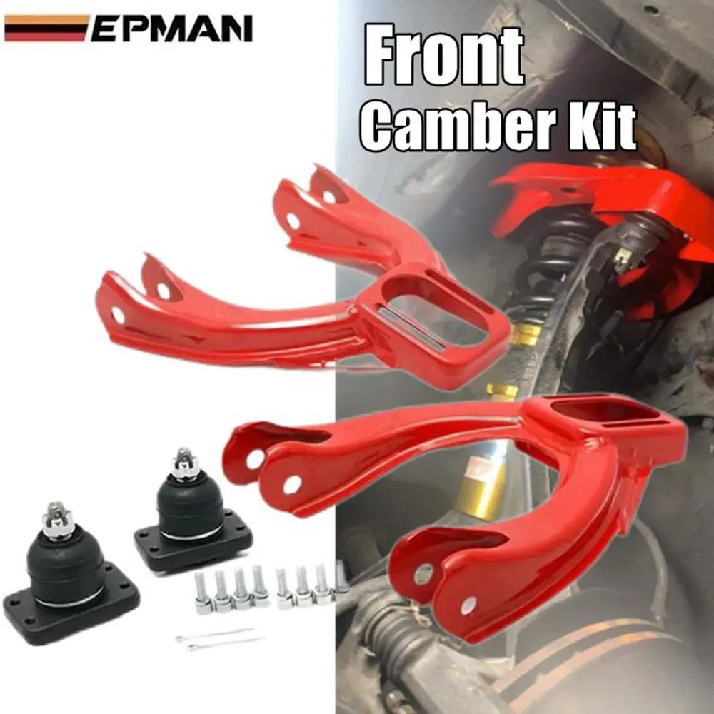 EPMAN Adjustable Front Upper Control Camber Arm For Honda Civic EG/DC2 Suspension Kit Racing Performance TKFCA001EG