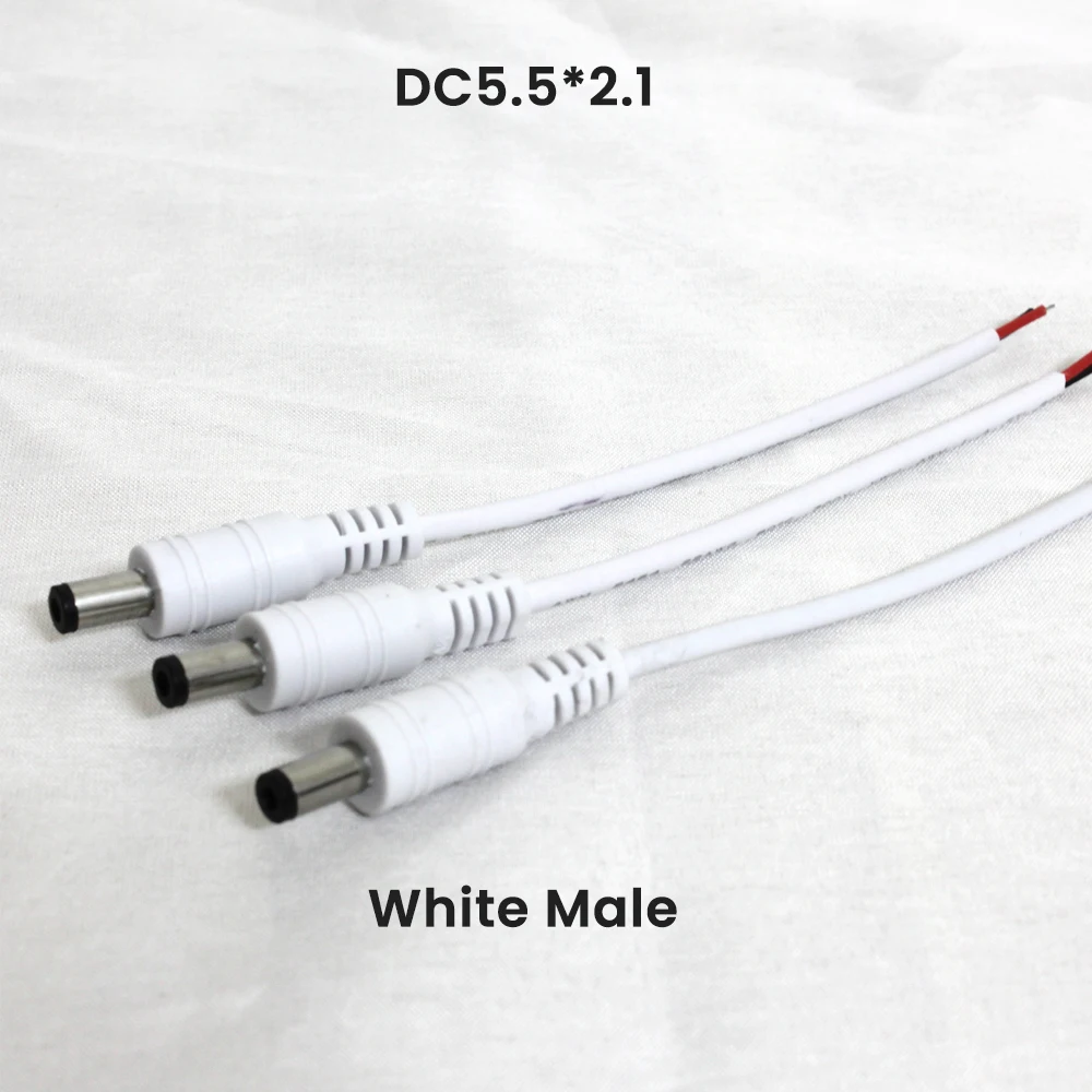 22AWG DC Stecker 5,5x2,1mm Männlich/Weiblich Power Kabel Jack 15cm 5-12V Power Adapter verlängerung Draht Für LED Streifen Licht CCTV