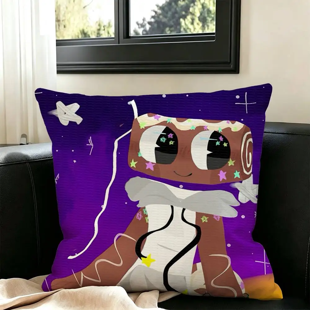 Game Cosmo DandyS World  Square Double-Sided printed Pillow Case Bedroom Bedside Pillow Sofa Cushion Cover