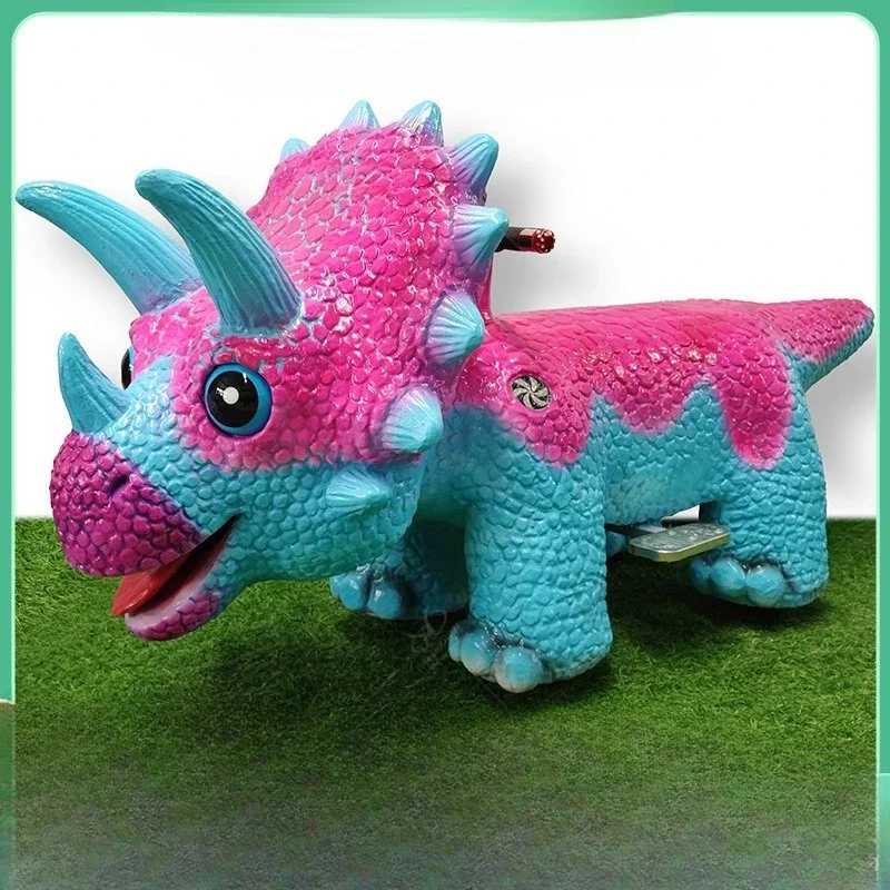 New large-scale simulated riding dinosaur mount walking scenic amusement park shopping mall parent-child dinosaur car