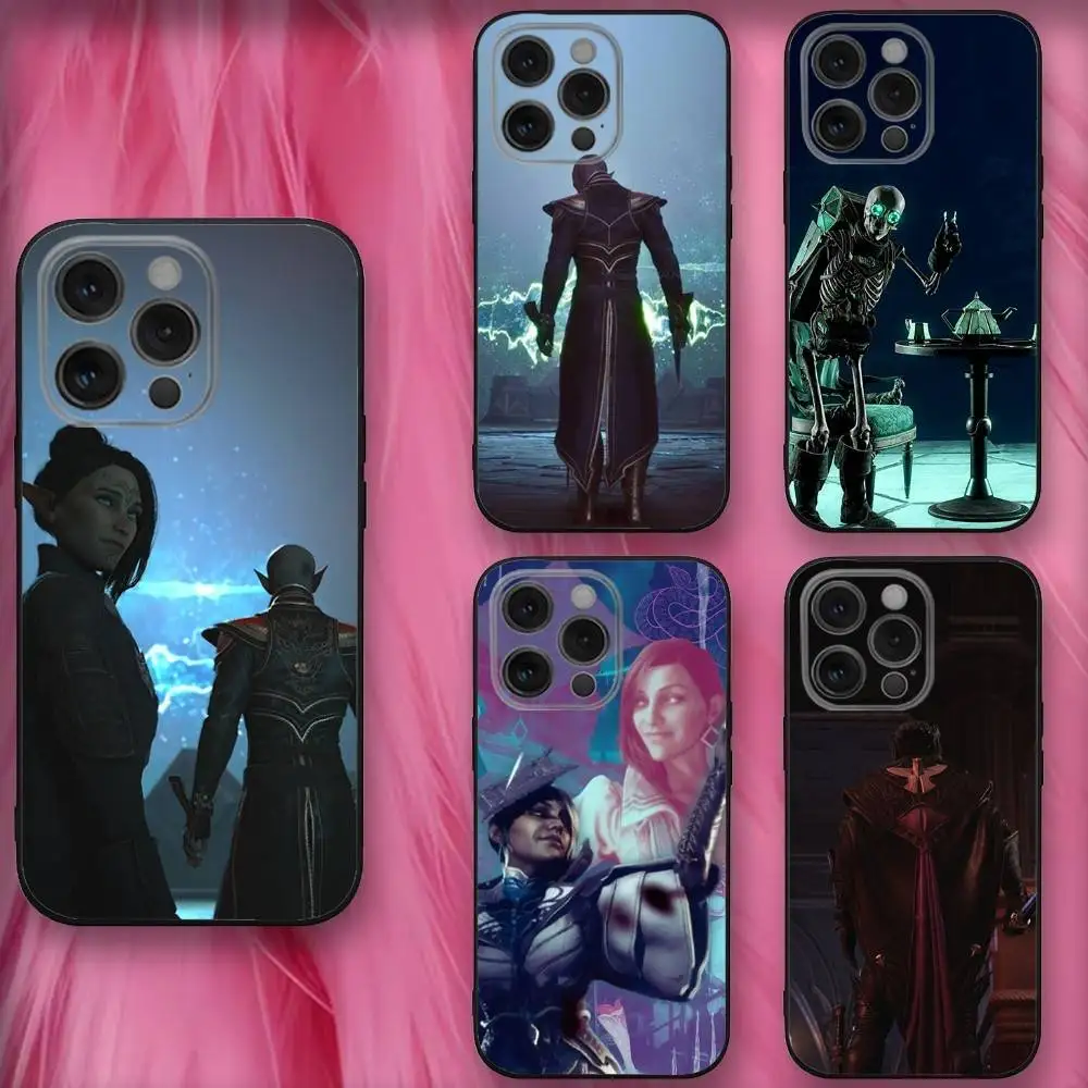 

Game D-Dragons Age Veilguards Phone Case For iPhone 16,se4,15,14,13,12,11,Pro,X,XS,Max,XR,Plus,Mini Soft Black Cover