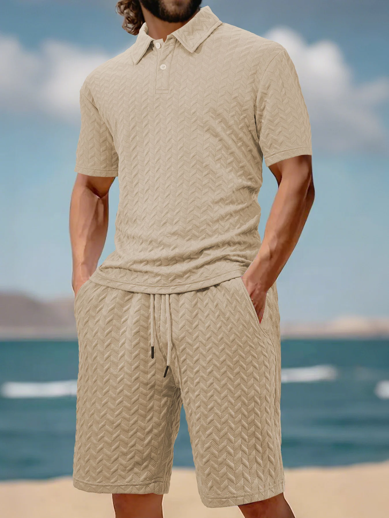 Casual Sports Style Short Two - Men'S Fashion Color บทวิจารณ์และราคา