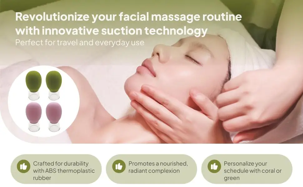 

4x Massage Cupping Cups Facial Cupping Set Vacuum Suction for Bodyworker Women