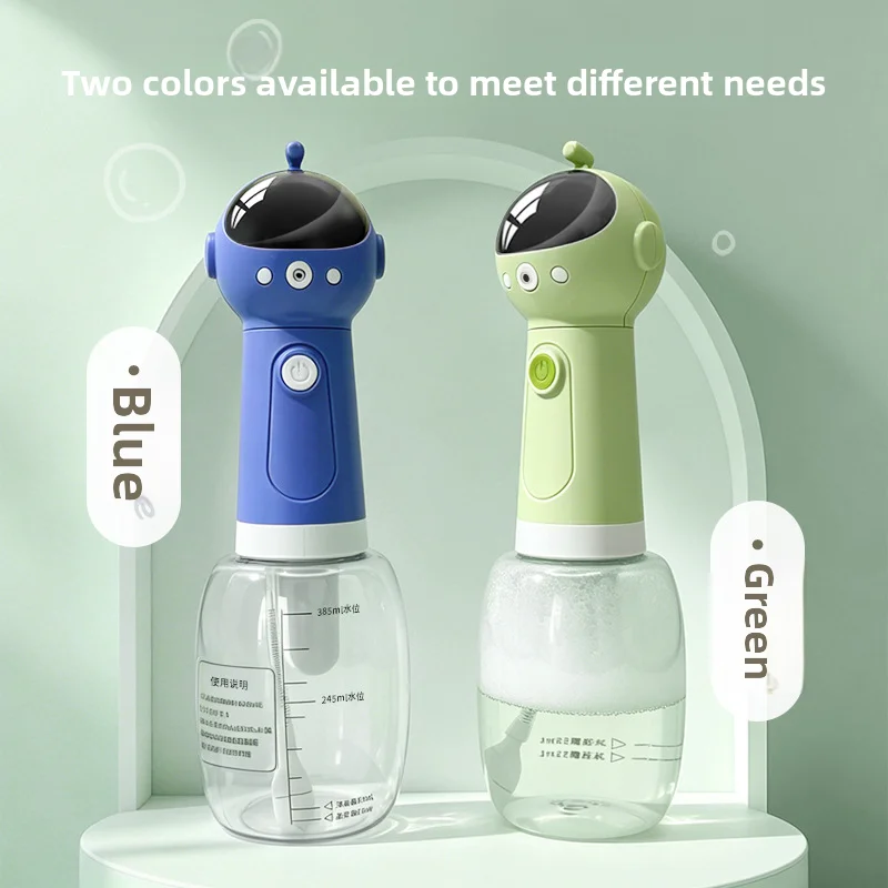Electric Pet Bath Foam Bubble Maker One Click Dense Foam Waterproof Rechargeable Automatic Dilution Bottle For Dog Cat Grooming