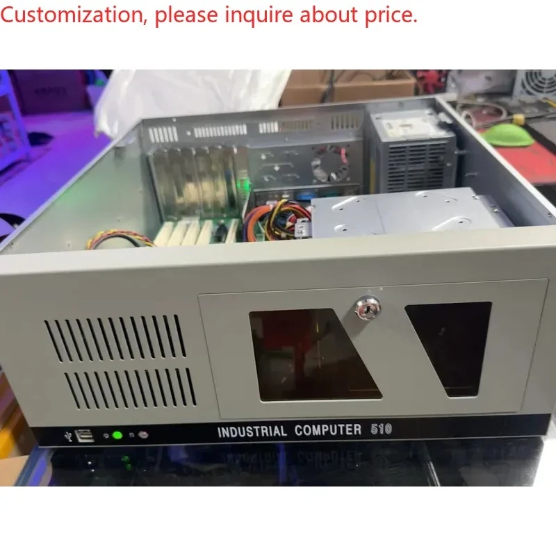 IPC-510 610L industrial computer, the machine is quite stable, it can be when plugged in.