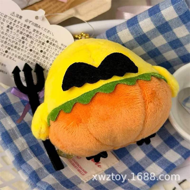 سان اكس ريلاكوما دمية قطيفة لطيف هالوين اليقطين الاسترخاء الدب أفخم سلاسل المفاتيح حقيبة قلادة أنيمي الكرتون الديكور هدية #3