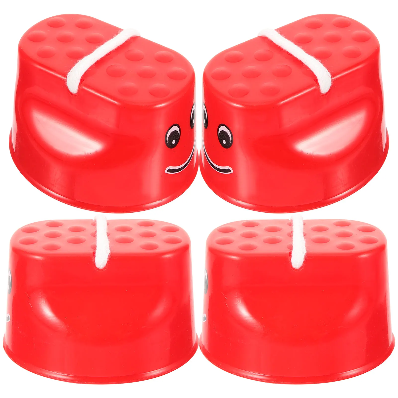 

2 Pairs Plastic Stilts Kids Toys Child Balance Training Equipment Stilts Plaything Thick Material Safe Reusable Outdoor