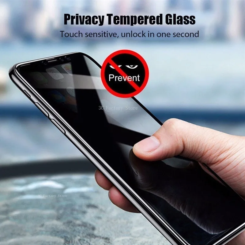 2Pcs Anti-Spy Tempered Glass for Xiaomi Redmi Note 11 10 Pro Max 10T 10S 9T 9S Private Screen Protector for Redmi 9 9A 8 7Glass