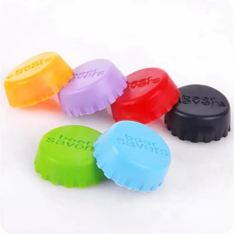6/18/36/42pcs Candy Colors Silicone Beer Bottle Caps, Bar, Home Brewing, Wine Making, Barware, Kitchen, Dining, Garden
