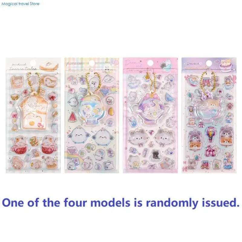 N2UB Reusable Tiny Patches for Water Bottle, Notebook, Scrapbooking 3D Sticker