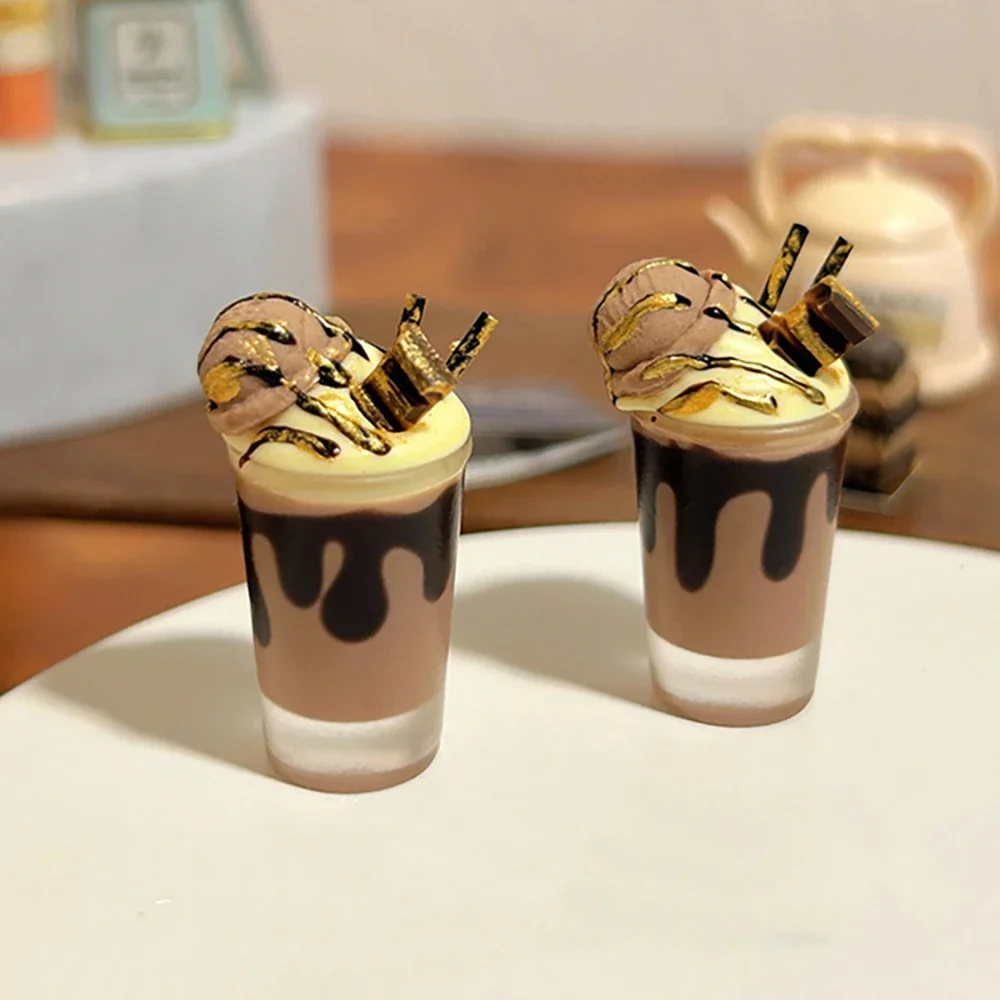 1 pçs 1/12 casa de boneca em miniatura mocha xícara de café mini bebidas modelo de comida brinquedo para ob11 bjd decoração acessórios para casa de bonecas