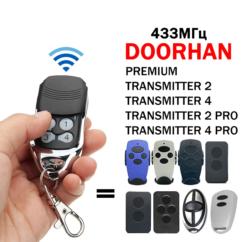 For Garage DOORHAN Remote Control 433 mhz TRANSMITTER 2PRO 4PRO Remote Control for Barrier