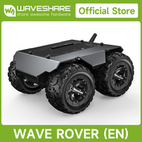 Waveshare WAVE ROVER Flexible And Expandable 4WD Mobile Robot Chassis, Raspberry Pi Car, Full Metal Body, Robot Car