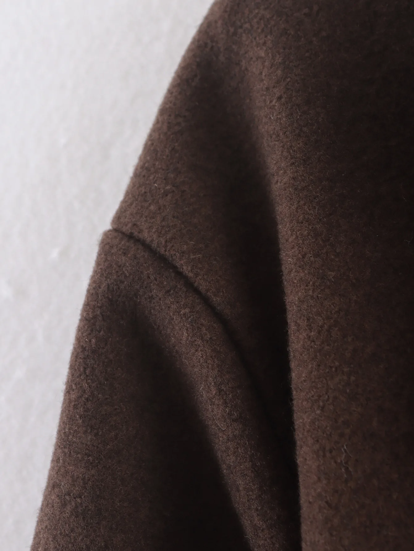 معطف صوفي طويل للنساء سترة بياقة مقلوبة معاطف صوفية دافئة معطف واحد الصدر ملابس خارجية معطف خريف وشتاء #5