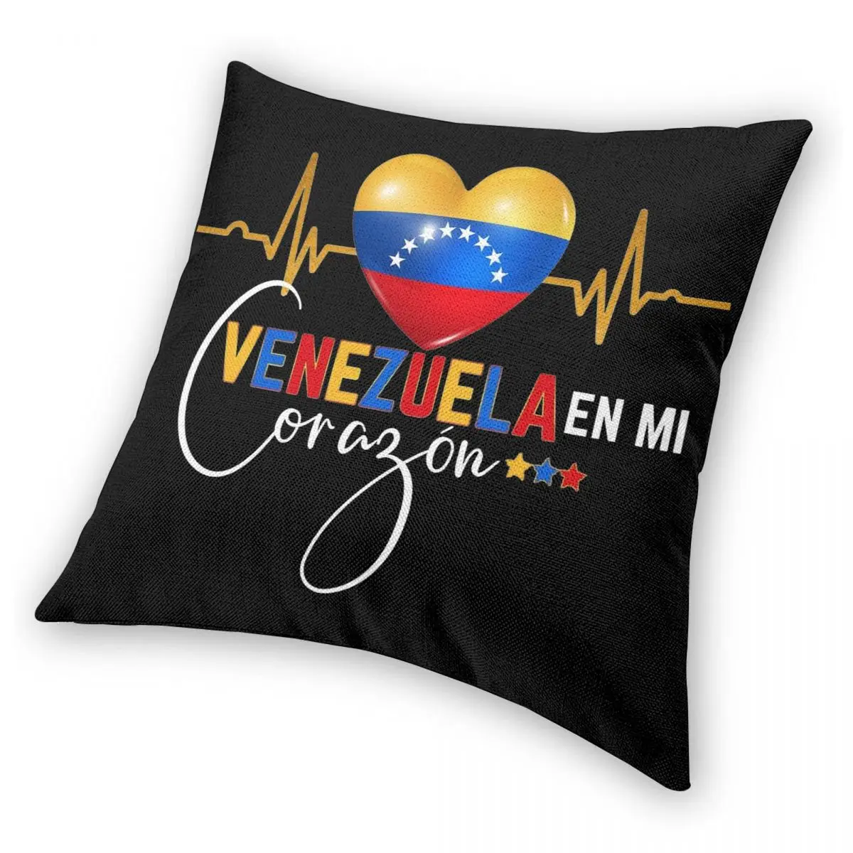 غطاء وسادة مربع من البوليستر الناعم ، غطاء وسادة رمي ، هدية ، إسبانية ، الكورازون ، كبرياء كوبان ، المنزل ، 40x40 #6