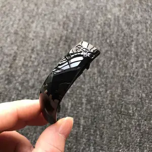 Chrome mate with leather button, gear side cover, dsg emblem, vw golf 6 7 r gti passat b7 b8 cc r20 jetta mk6 gli, 1pc 9 Main Sales Vw Passat - №3