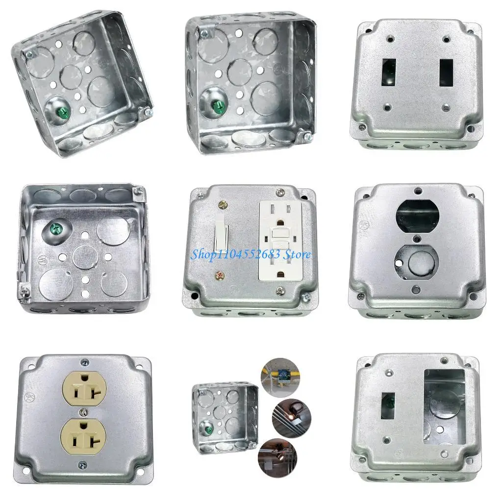 

Y6GD Double Gang Conduit Box With US Standard Iron Depth Metal Electrical Box