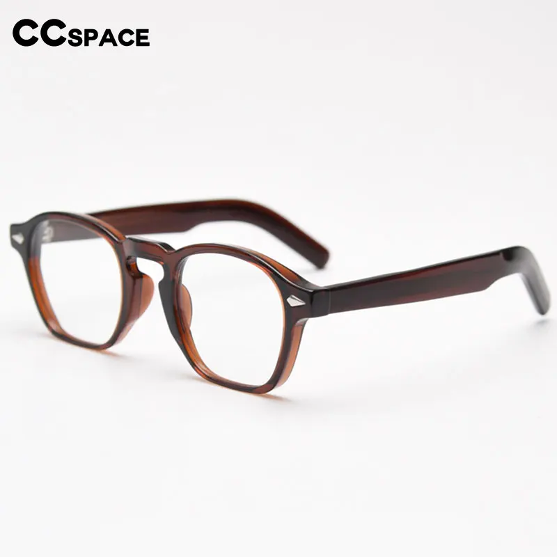 Fashion TR90 Square Eyeglasses Frame Men Anti Blue Light Optical Prescription Glasses Frame Extra Large Rivet Glasses 54998 