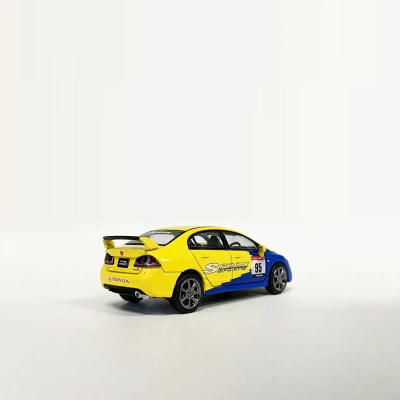 鋳造シミュレーション車両,ccモデルカー,シビックtype-r,fd2合金,スプーン番号95, 1:64