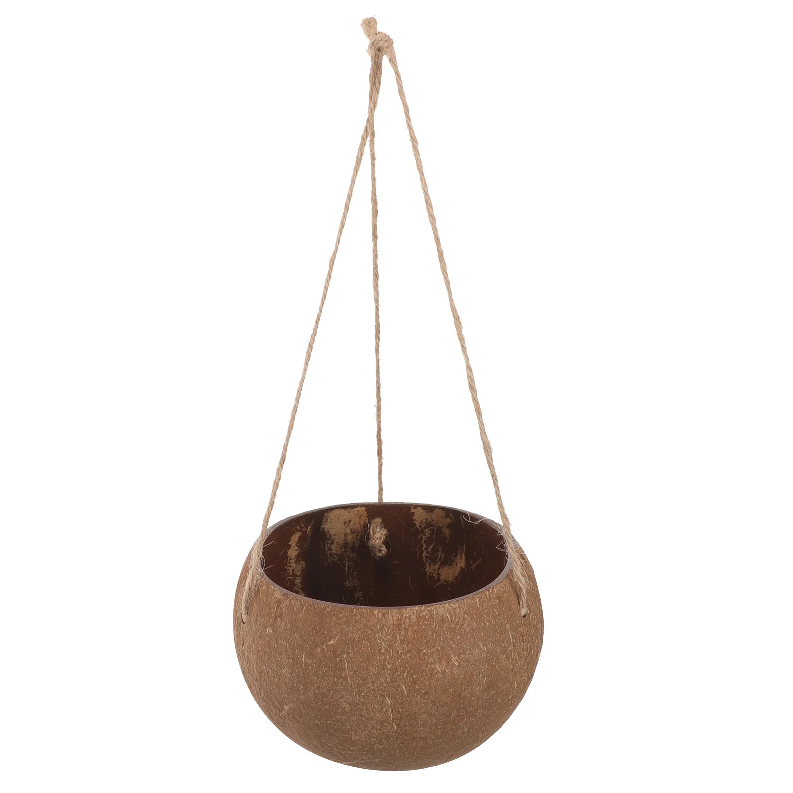 Coconut Shell Flowerpot Home Decor Hanging Baskets for Plants Indoor Planter Wall Outdoor Storage