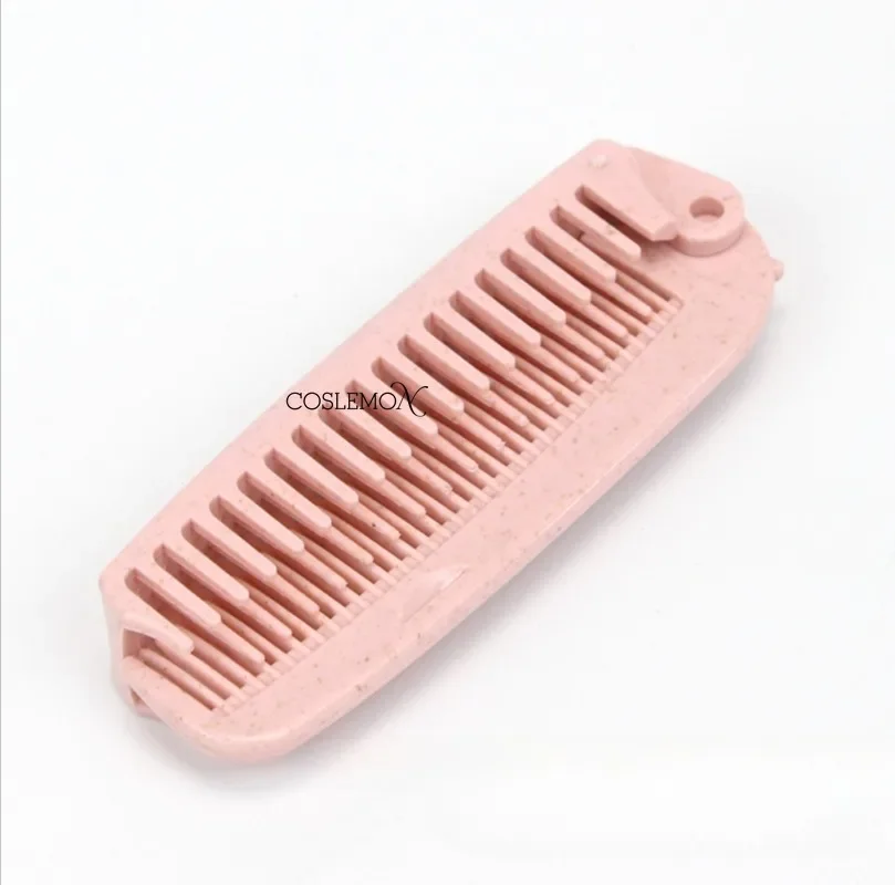 1pcs Portable Folding Comb Hair Brush Anti-static Travel Hair Brush Wheat Straw Folding Hairdressing Styling Beauty Tool