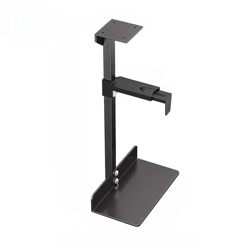Universal PC Case Holder Under Desk Wall Side CPU Stand Lift Adjustable Computer Mainframe Hanger Host Box Stand Bracket Rack