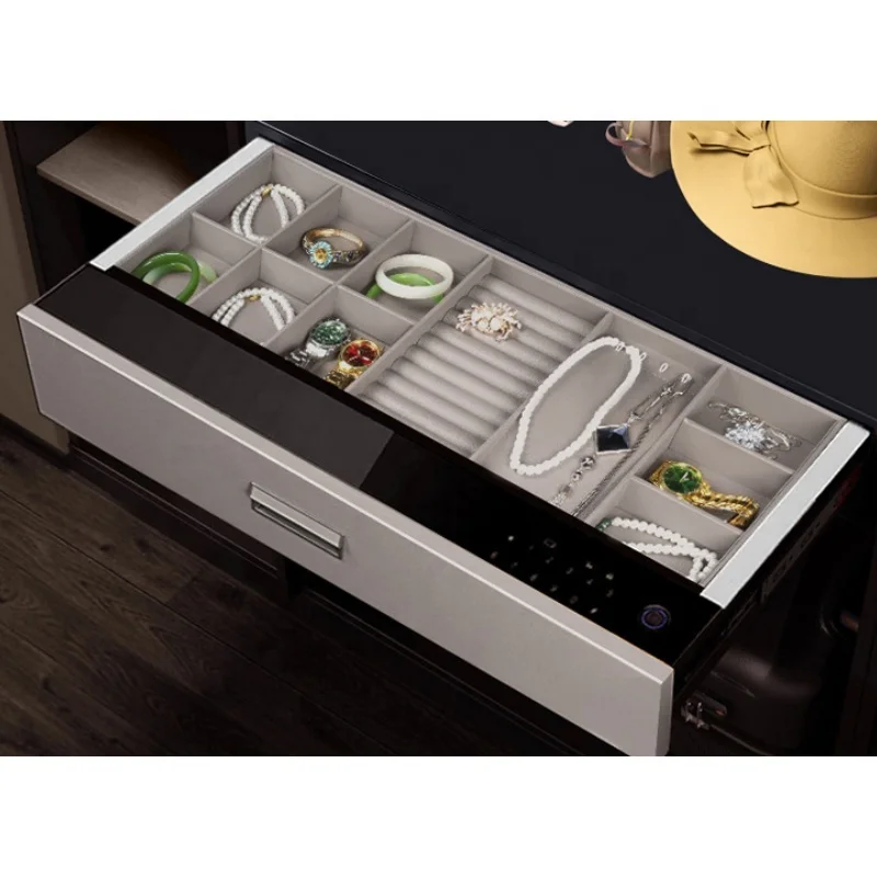 Smart Home  Money Deposit Box Anti-theft Password Fingerprint Concealed Jewelry Boxes Wardrobe
