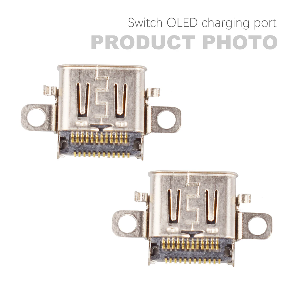 

2PCS for Nintendo Switch OLED USB Charger Port Replacement Charging Port for Console Gaming