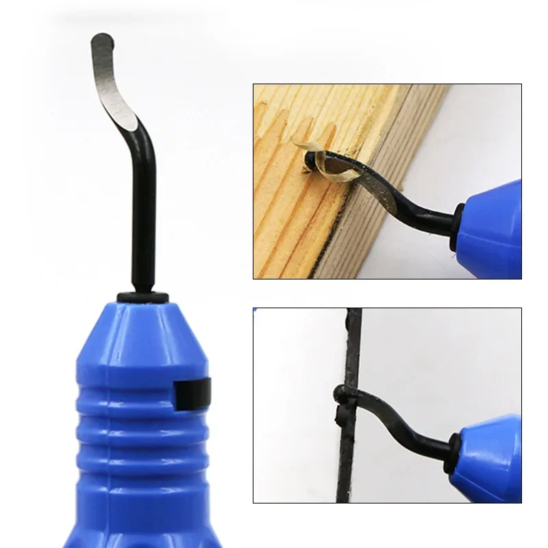 トリミングナイフとスクレーパーのセット、エッジバリ取り、ヘッドカッター、バリリムーバー、木材、プラスチック用ハンドツール、11個