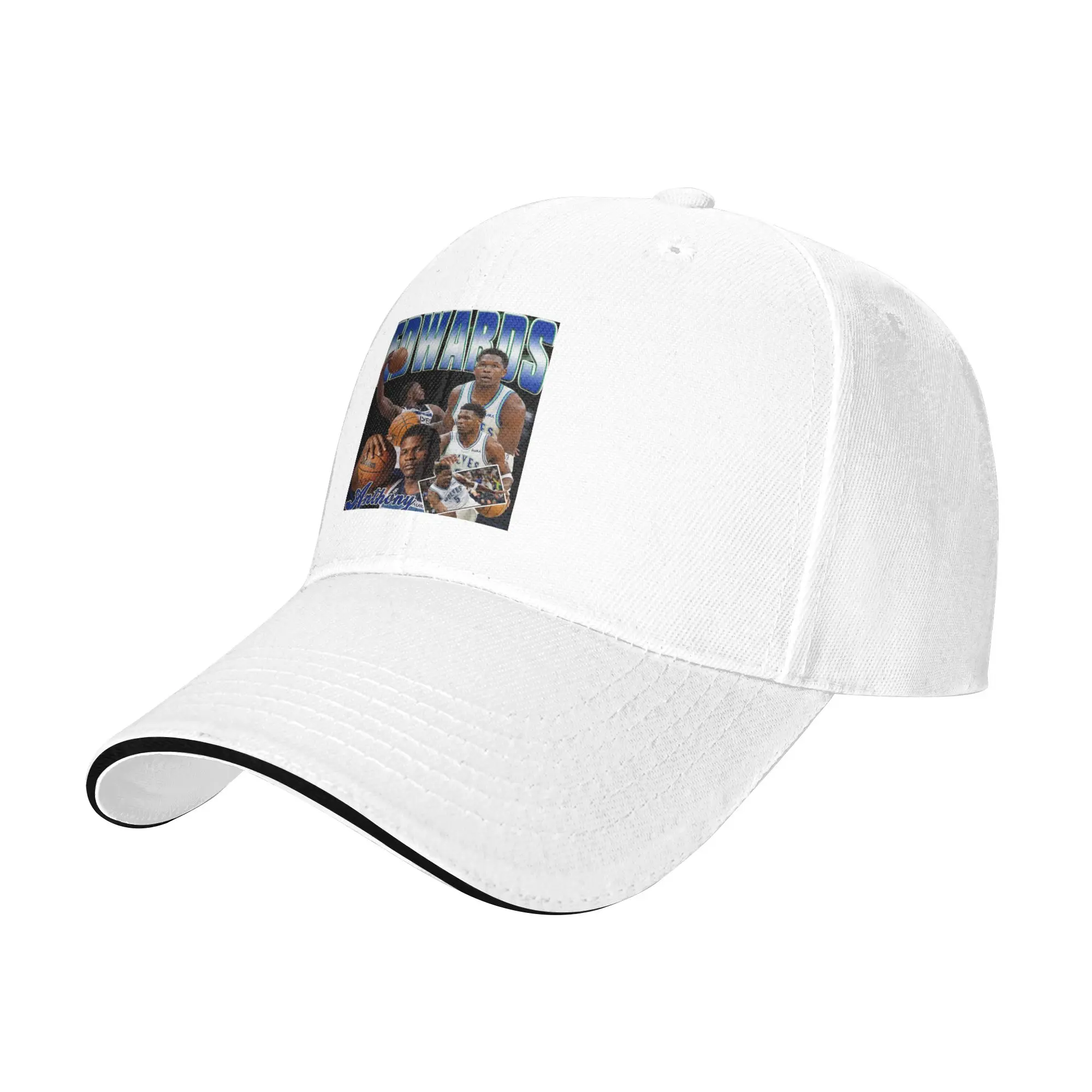 Anthony Edwards Cap Casual Baseball Caps Adjustable Hat Hip Hop Summer Unisex Baseball Hats Customizable