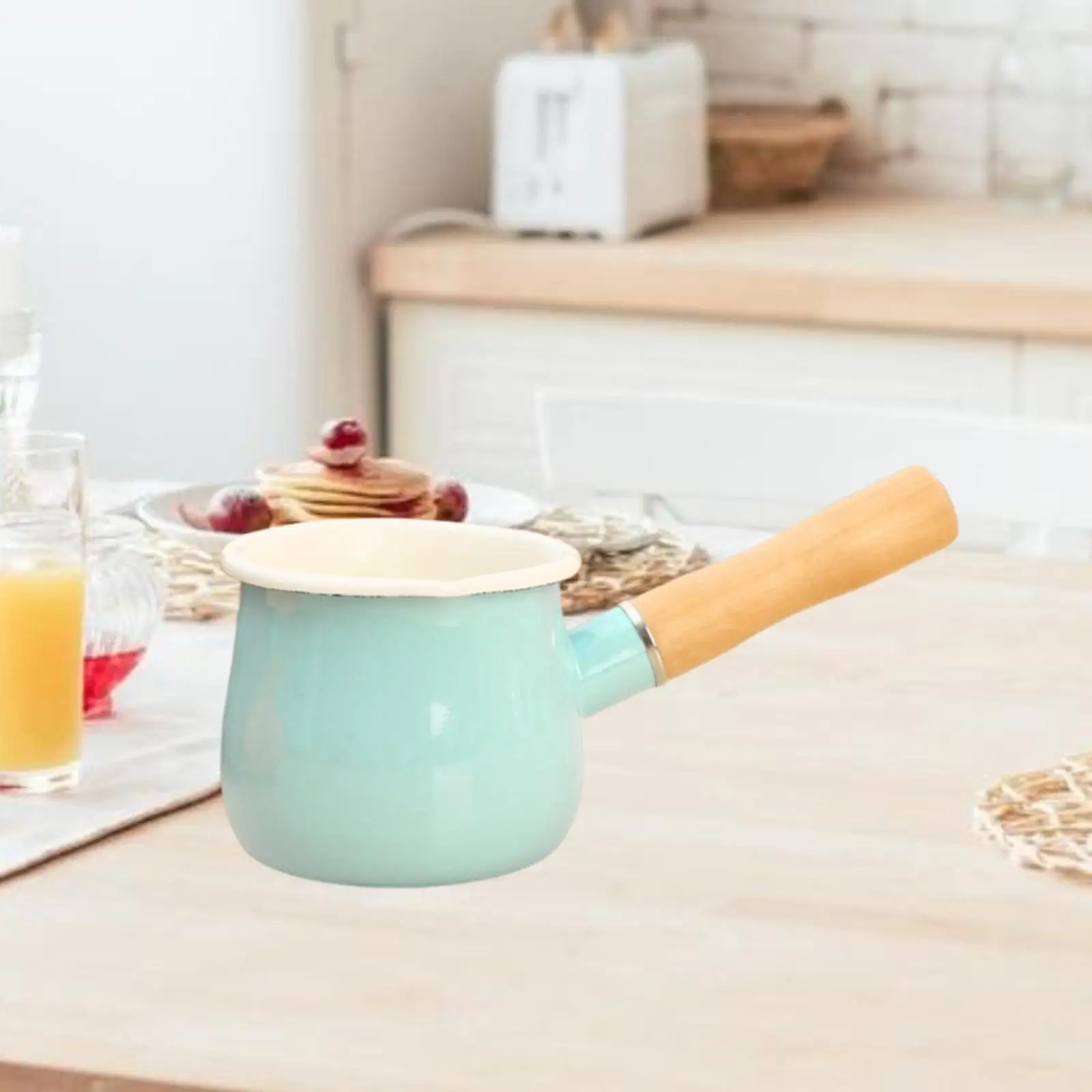 Small Milk Pan Butter Melting Pot Non Sticky Versatile Soup Pot for Kitchen