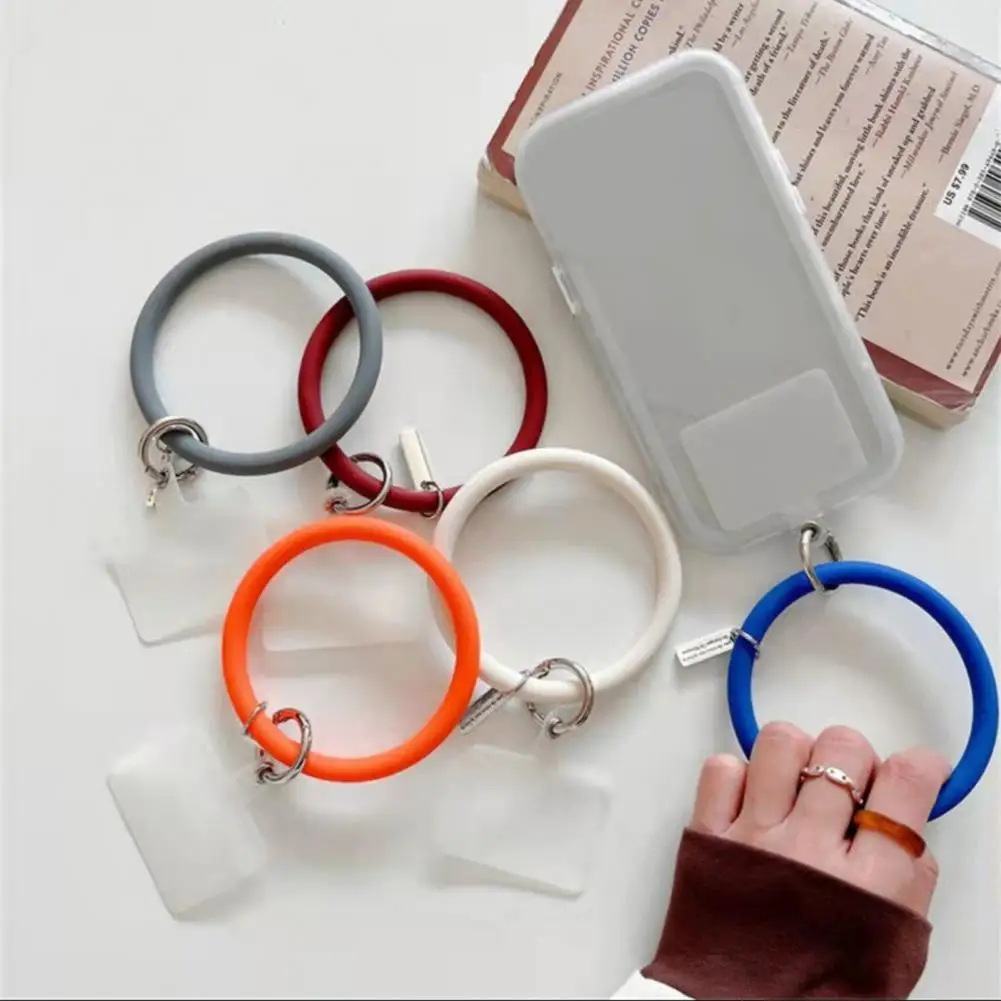 

Phone Anti lost Ring Anti fall Universal High Toughness Phone Silicone Mobile Phone Cover Hanging Bracelet Phone Acce