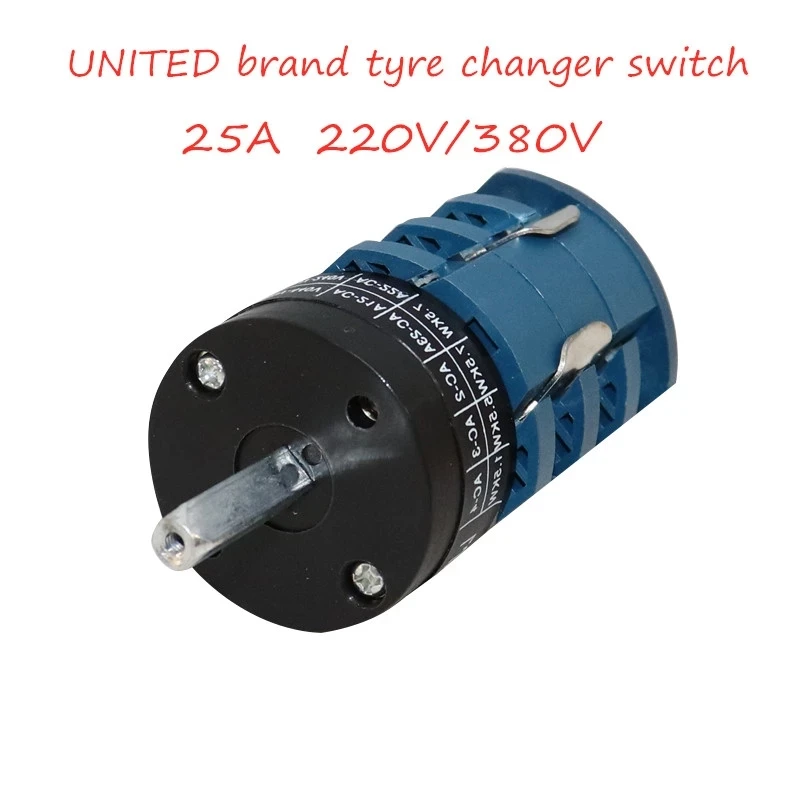 

1 Pc 25A 220/380V Forward Reverse Switch for Car Tyre Changer Machine Tire Machine Replacement Part Turn Table Pedal Motor Switc