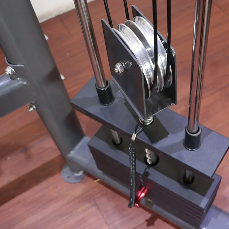 l Equipo de gimnasio compacto comercial cruzado de cable de polea ajustable dual en equipo de gimnasio