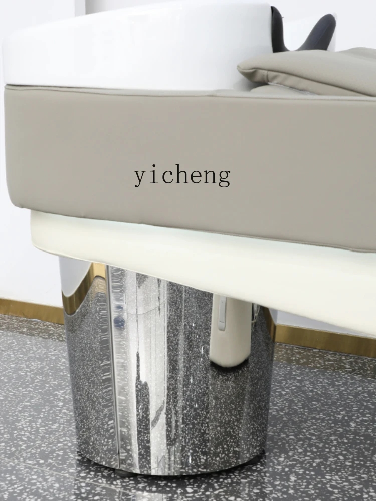 Zc Ceramic Basin Shampoo Chair Lying Half for Hair Salon Salon Massage Flushing Bed