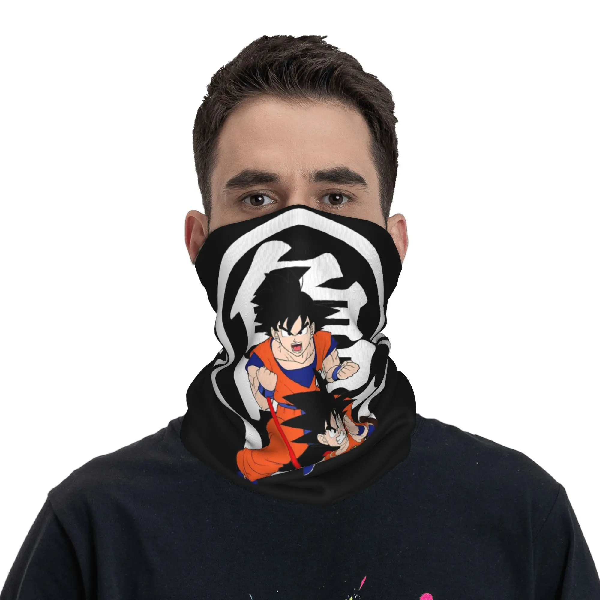 Bufanda con diseño de Dragon Ball, Dragon Ball Z, DBZ, para cubrir el cuello, tipo pañuelo, ideal para el verano, para pescar, mascarilla facial, unisex, para usar en cualquier estación.