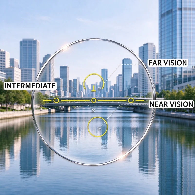 SEAMERGO 1.56/1.61/1.67 Index Progressive Prescription Glasses Photochromic Multifocal Lenses Customization Optical Eyeglasses