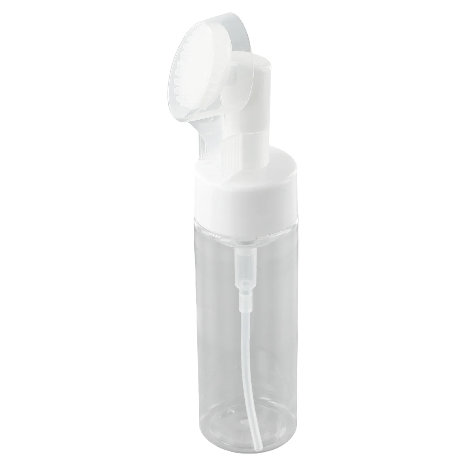 Mousse Liquid Dispenser Sparkling Bottle Cleanser Clean Plastic Portable Shiny Transparent Home Massage Brush Head