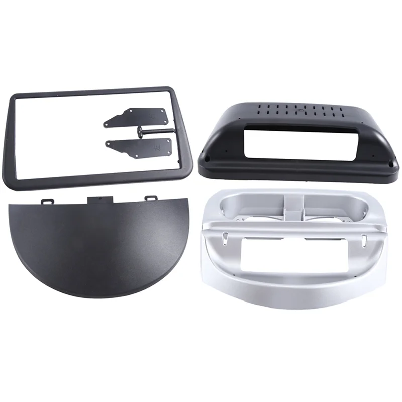 Panel de Radio Fascia de coche de plástico de 9 pulgadas para OPEL COMBO CORSA 2001-2011 Kit de tablero instalar GPS Facia consola placa adaptadora de bisel-A02G