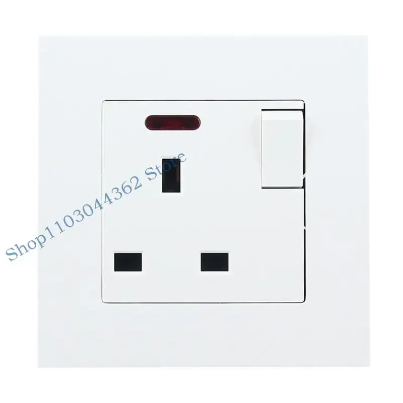 

A3PA Электрическая розетка с одним переключателем, стандартная розетка Великобритании с переключателями