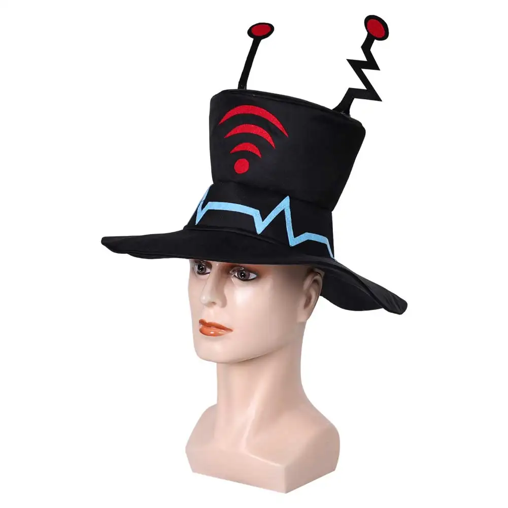 Tyx Anime Cosplay Hat Cap, Déguisement d'Halloween, Accessoires de fête de carnaval, Déguisement d'hôtel, Hommes et femmes adultes