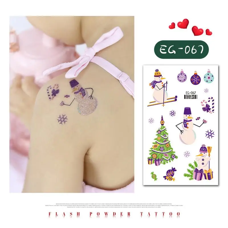 Rub On Transfers For Crafts Cute Cartoon Water Stickers Transfer Decal 12 Sheets Christmas Decor Elegant Water Decals For Body