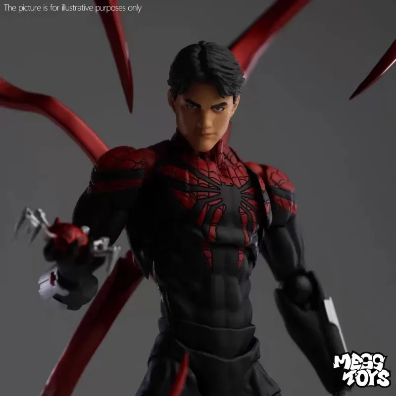 

Игрушка MESS TOYS Genuine Chapter Parker Ultimate Spider Man: готовая коллекционная модель-фигурка Человека-паука (черная)