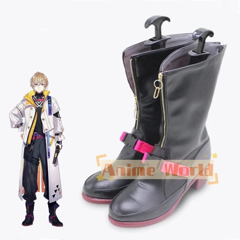 Virtual YouTuber VOLTACTION Fura Kanato Cosplay Shoes Halloween Carnival Boots Custom Made